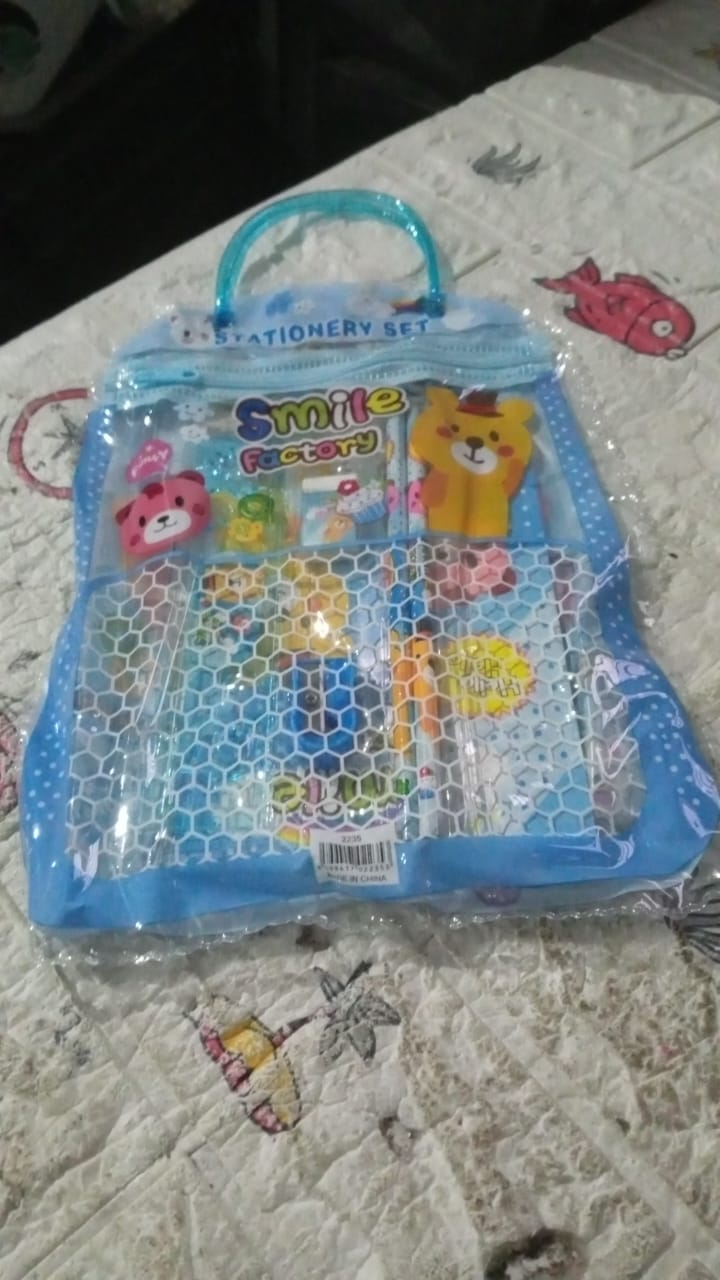17578 Stationery Kit for Kids - Stationery Set, Includes Wooden Pencil, Sharpener, Pencil and Eraser Set, Birthday Return Gift for Kids, Boys, Girls, 2 Pencil, 1 Scale, 1 Notebook,1 Sharpener, 1 Eraser & With Zip Bag (6 Pcs Set) 17578 Stationery Kit for Kids - Stationery Set, Includes Wooden Pencil, Sharpener, Pencil and Eraser Set, Birthday Return Gift for Kids, Boys, Girls, 2 Pencil, 1 Scale, 1 Notebook,1 Sharpener, 1 Eraser & With Zip Bag (6 Pcs Set)